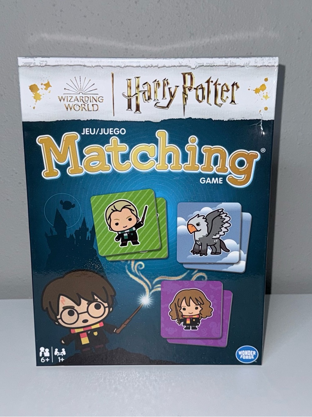 Harry Potter Matching Game - Wizarding World Teal, Green, Purple, Blue, White